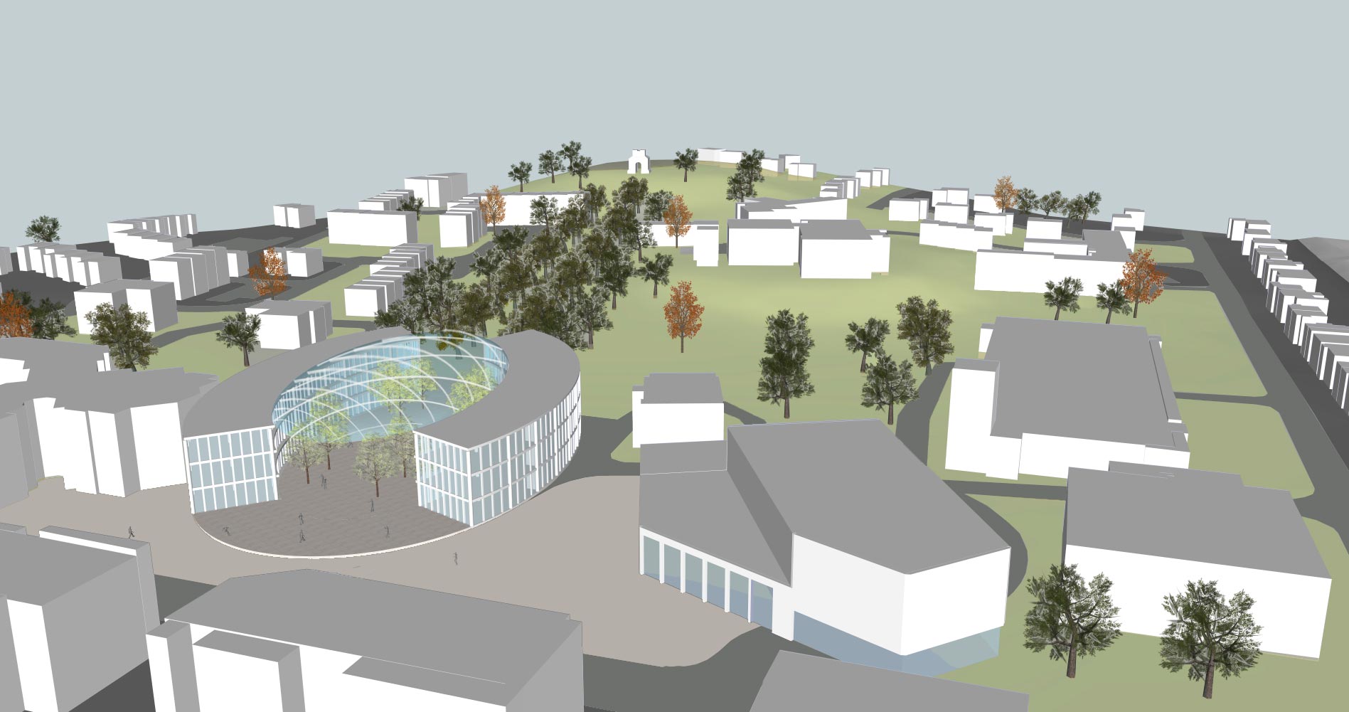 Camberley Cultural Quarter Masterplan - Top view