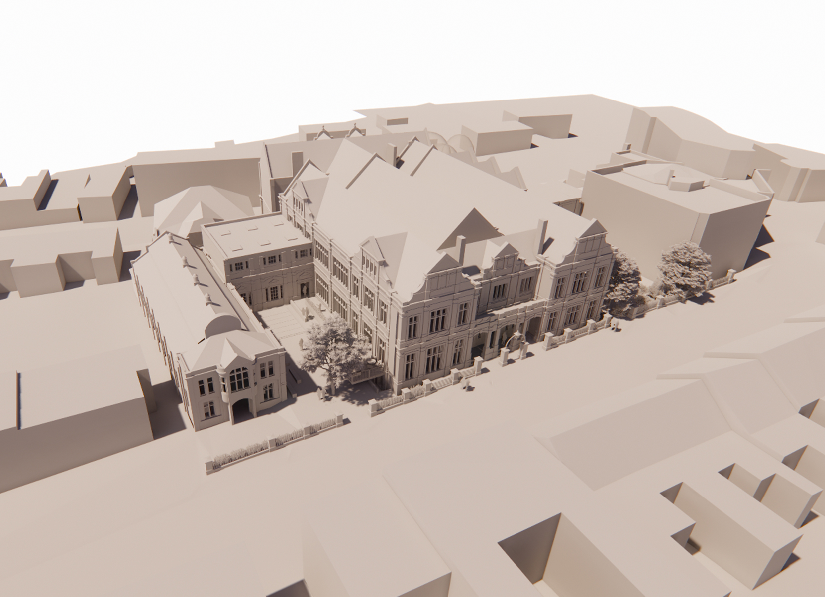 Ipswich Museum - Proposed Aerial Overview
