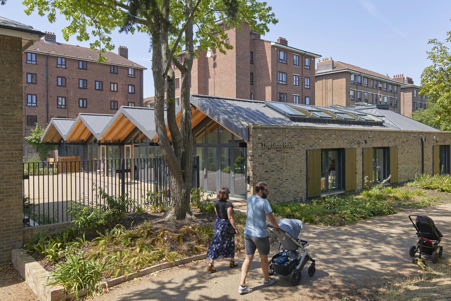 Springfield Park 000 The Glass House – New Community Space, Hackney London, Pringle Richards Sharratt Architects