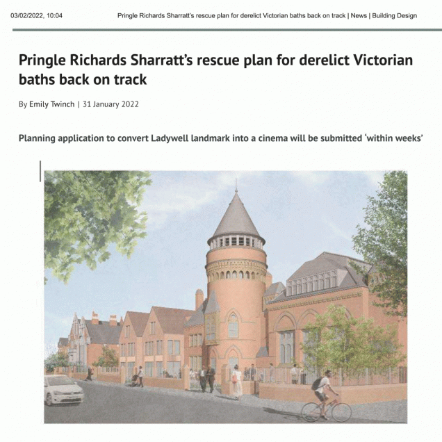 BD Online 31 Jan 2022- Ladywell Playtower to be restored by PRS