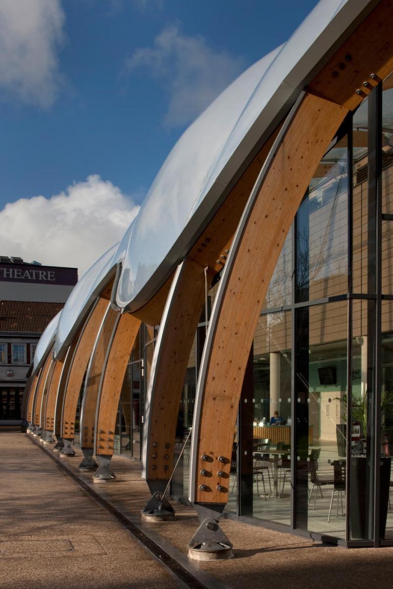 Arcade in front of the History Centre