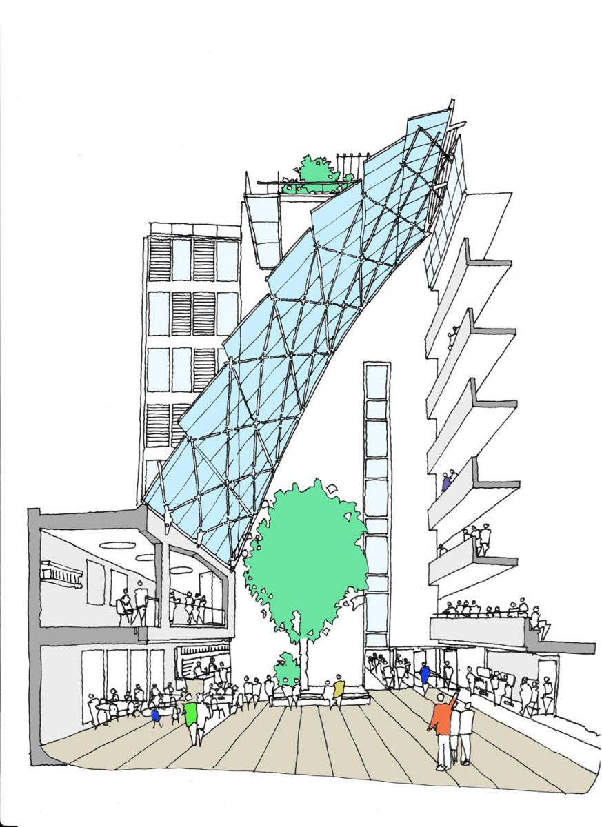 London School of Economics, 24 Kingsway Masterplan, London - Interior view | © Pringle Richards Sharratt London School of Economics, 24 Kingsway Masterplan, London - Interior view