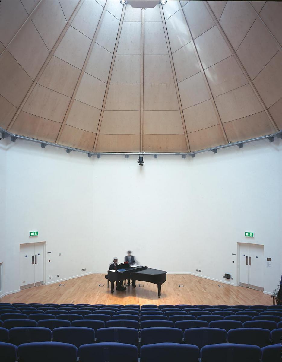 Shrewsbury School Music School - Auditorium interior | © Edmund Sumner Shrewsbury School Music School - Auditorium interior