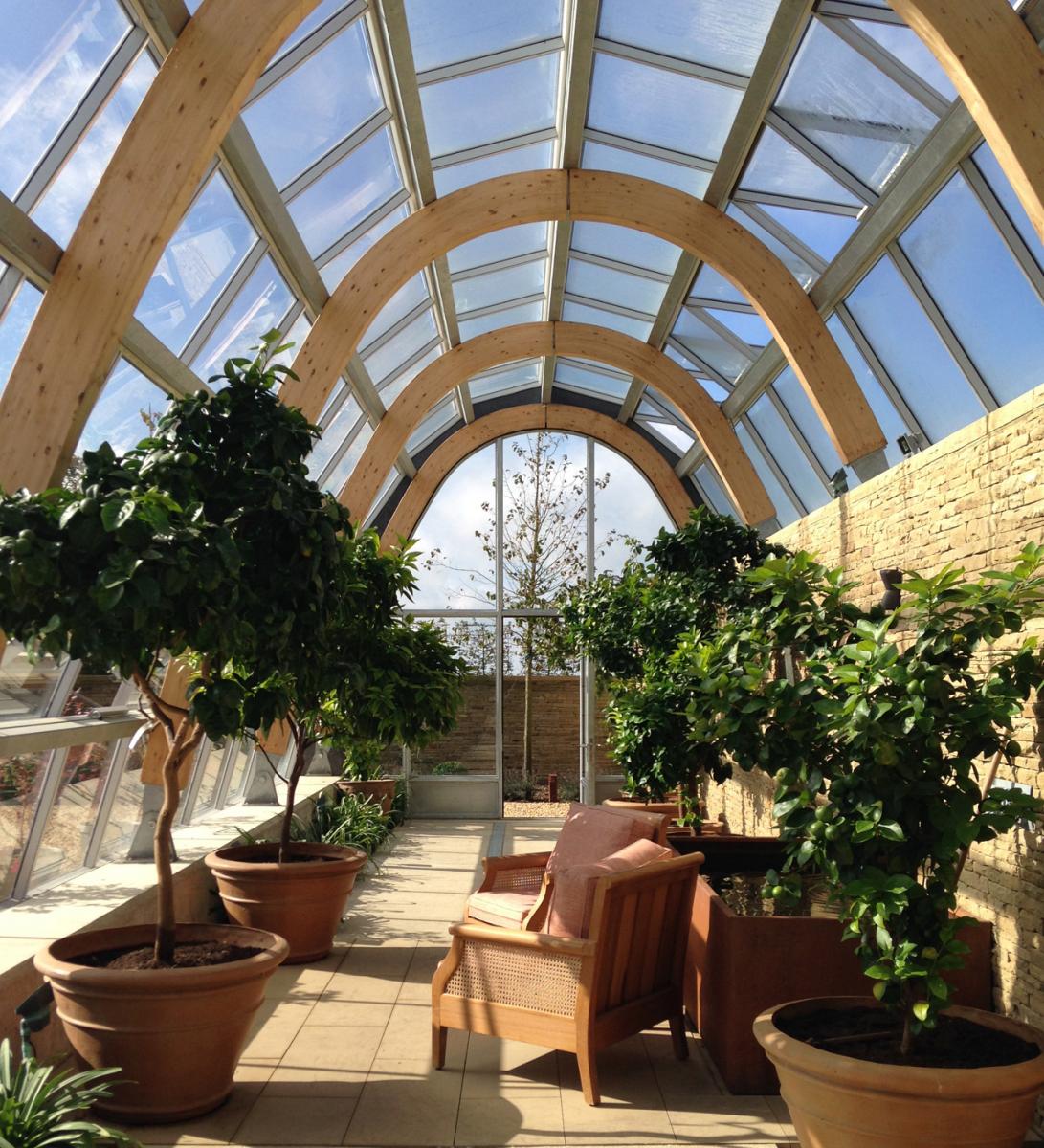Monks Horton green house 004 interior view