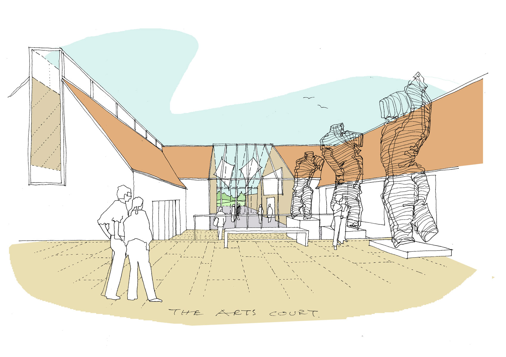 Cranleigh Art Department, Cranleigh, Surrey - The Arts Court | © Pringle Richards Sharratt Cranleigh Art Department, Cranleigh, Surrey - The Arts Court