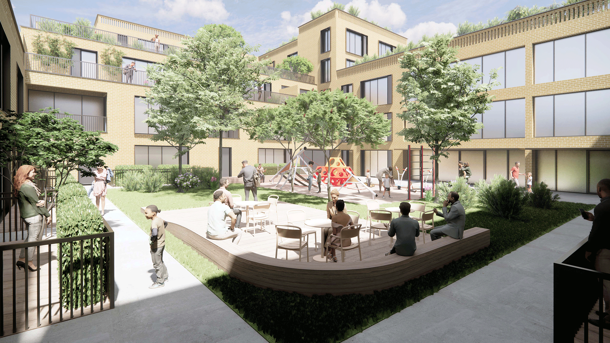 Mare Street Courtyard View, London | @PRS Mare Street Courtyard View, London