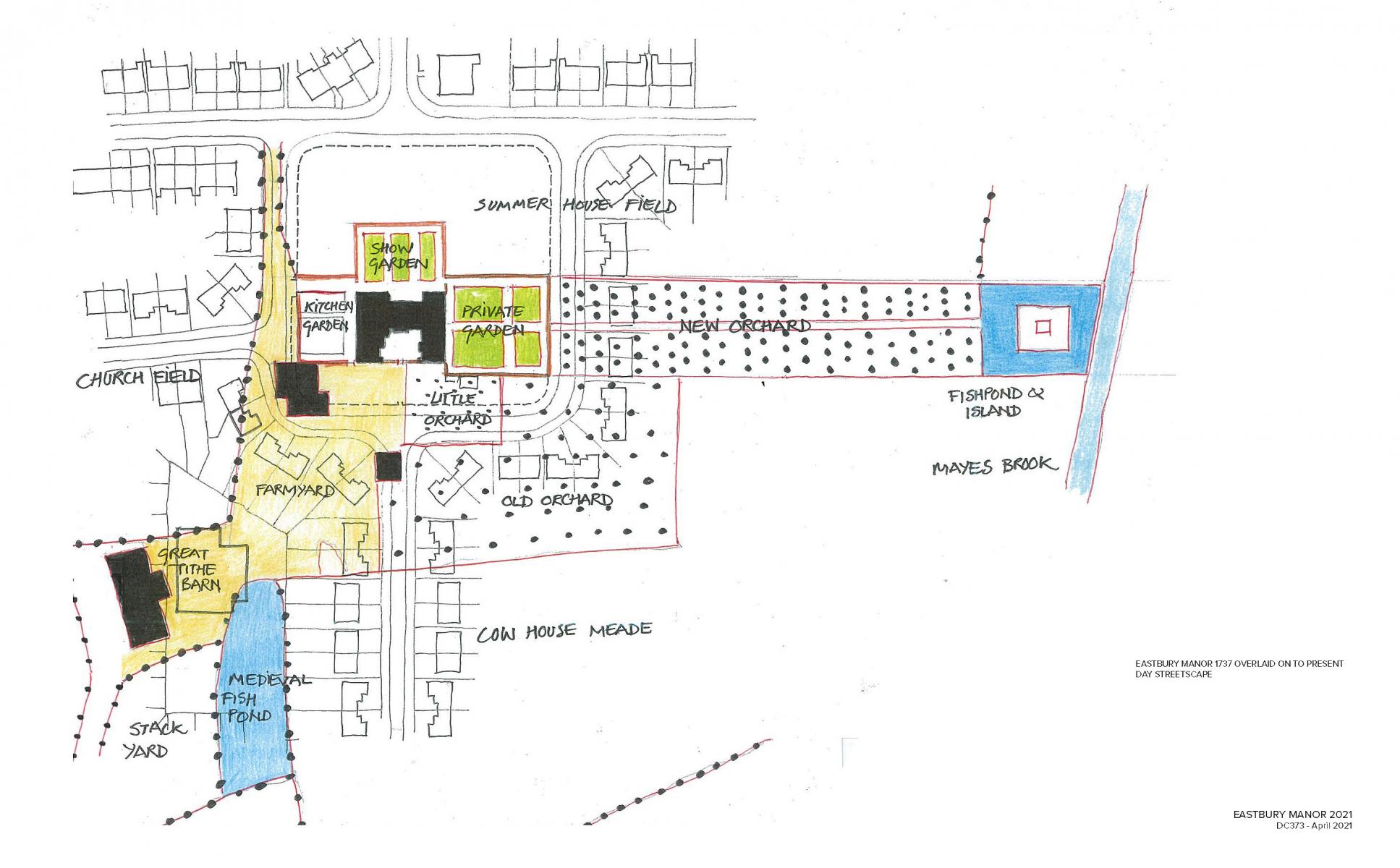 Eastbury Manor 03_Sketch 01_National Trust_PRS Architects