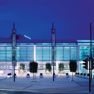 Millennium Galleries, Sheffield - Façade at Arundel Gate - night