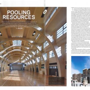 Review of Poplar Baths in  Building Magazine