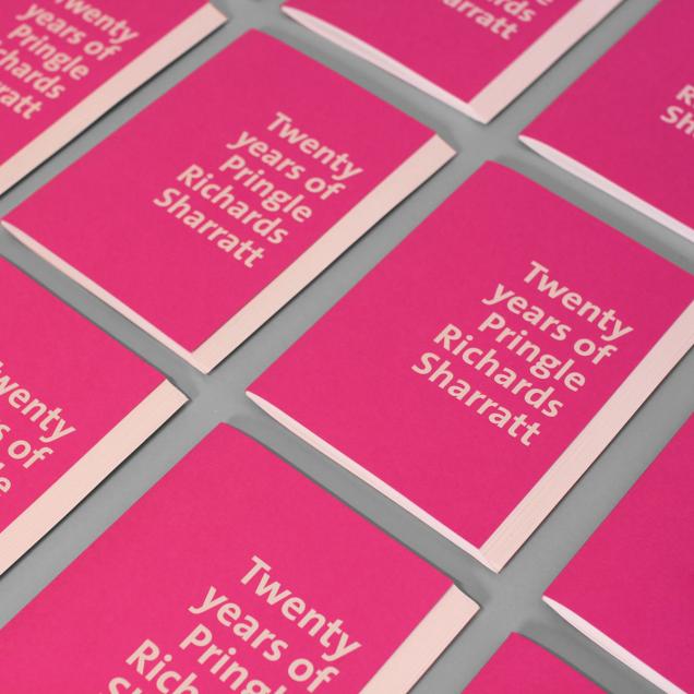 Book to celebrate Pringle Richards Sharratt's 20th anniversary in 2016