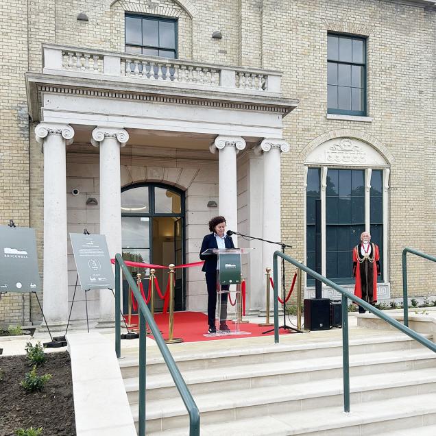 Brockwell Hall Opening_Speech_Councillor Clare Holland, leader of Lambeth Council_PRS Architects